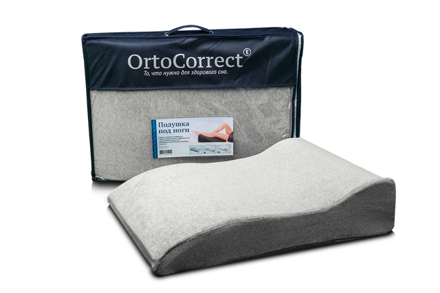 Подушка анатомическая для ног и коленей с ORTOCORRECT